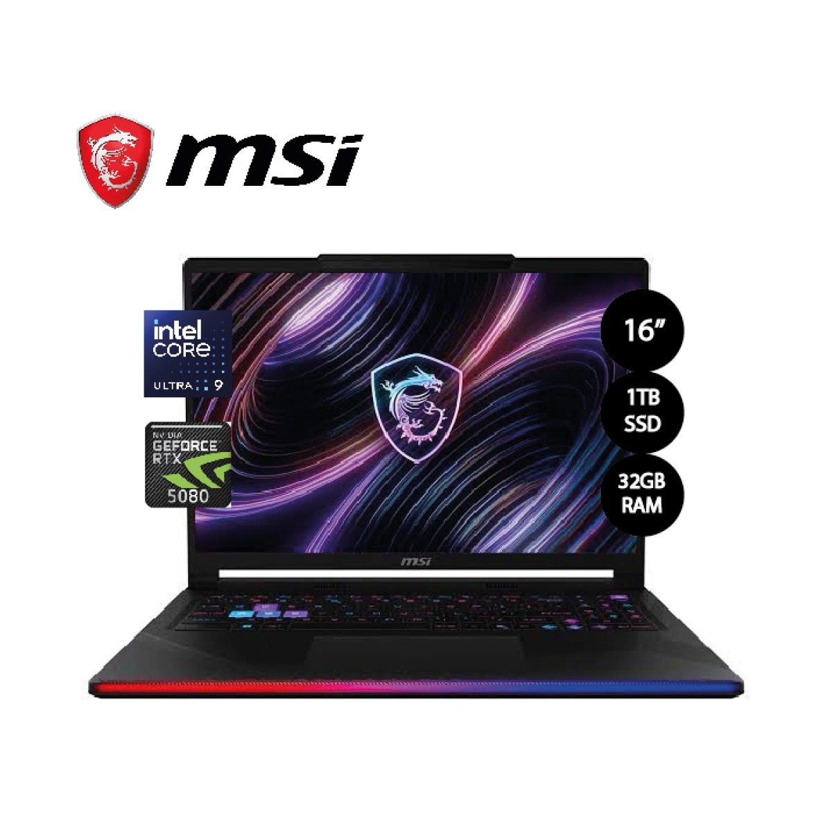 MSI Raider 16 Max HX B2WI 003US · imagen 1