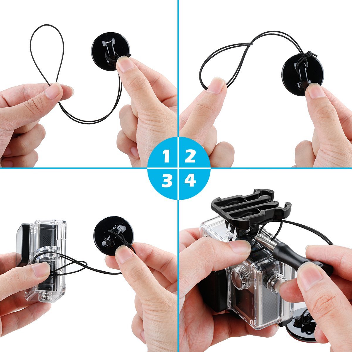 GOPRO Tether Base Circular 3M + Cuerda De Seguridad · imagen 2