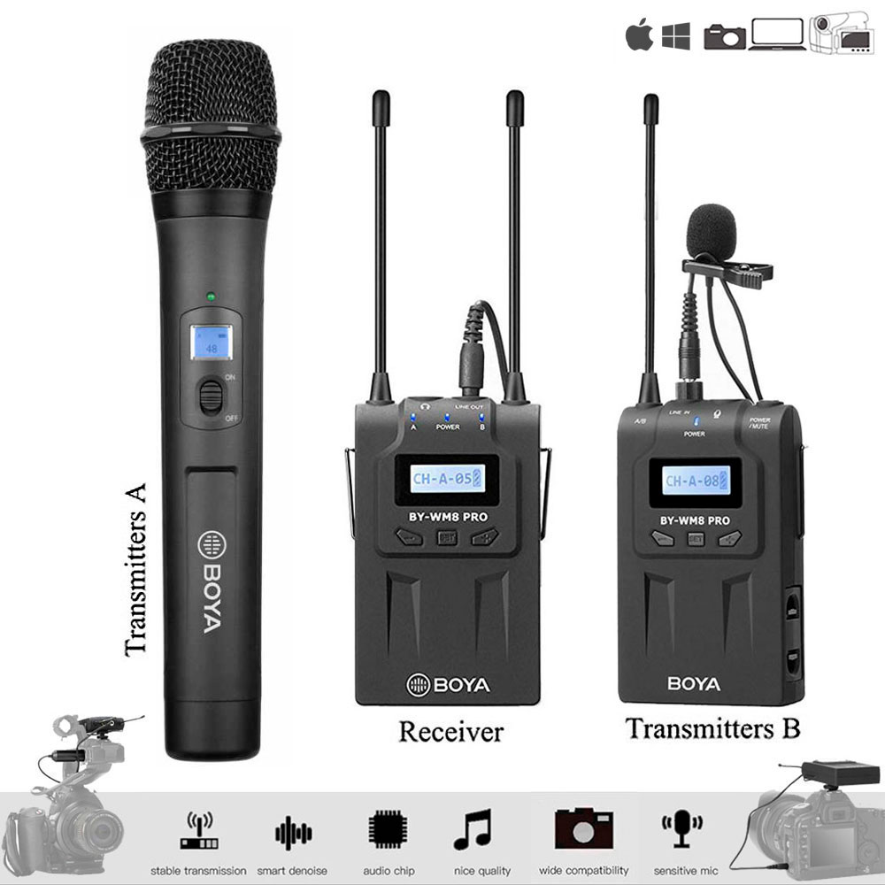 BOYA BY-WM8 PRO-K4 / UHF para 2 Personas · imagen 1