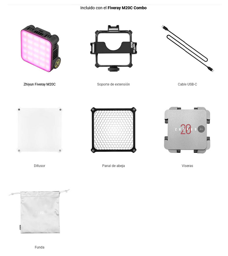 ZHIYUN FIVERAY M20C COMBO · imagen 3