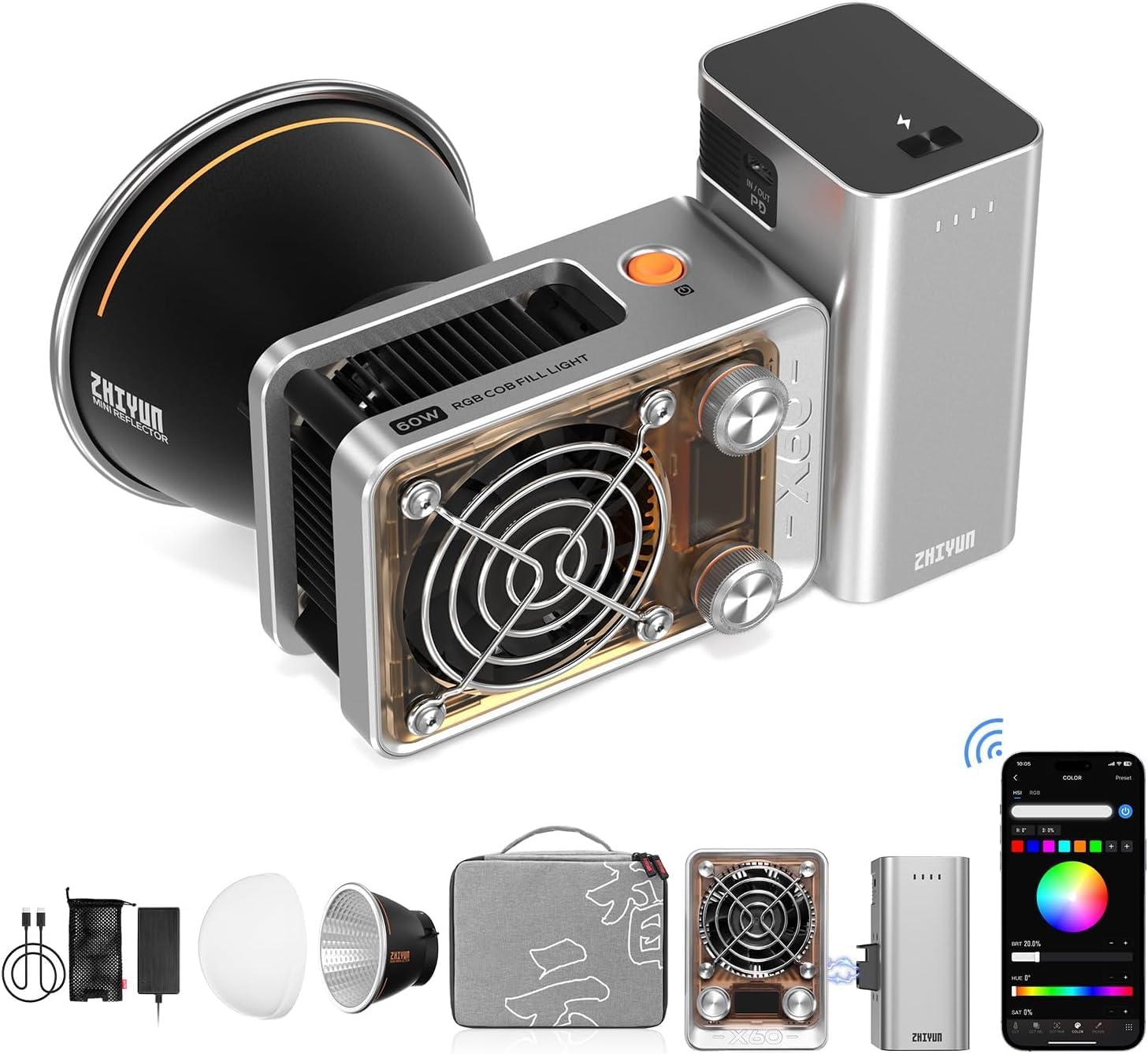 ZHIYUN Molus X60 PRO BiColor · imagen 4