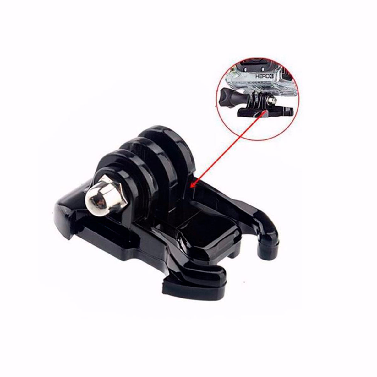 Hebilla Base para todas las GOPRO y similares · imagen 3